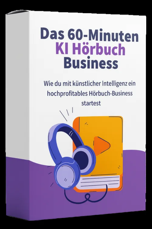 Cover des Angebots Das 60-Minuten KI Hörbuch-Business von webpirat