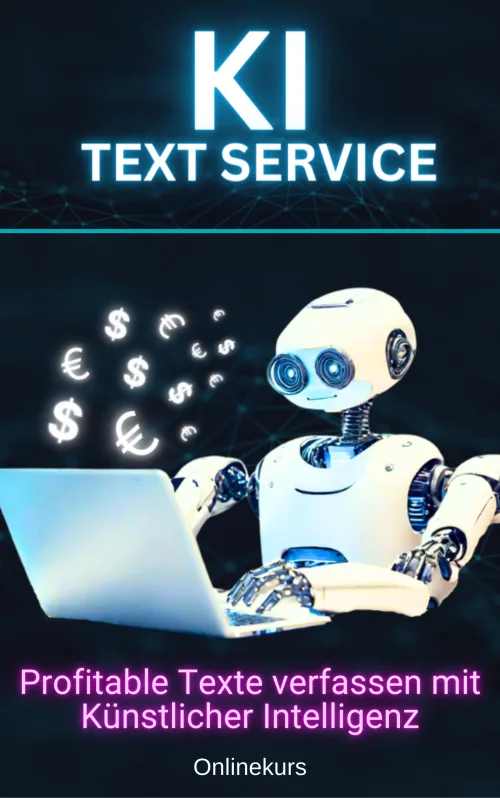 Produktabbildung des Onlinekurses KI TEXT SERVICE