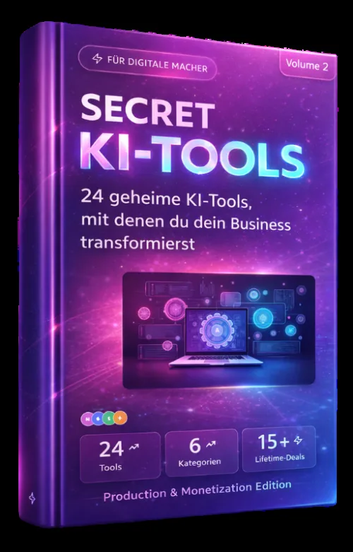 Cover des Angebots Secret KI-Tools mit 24 kuratierten KI-Werkzeugen
